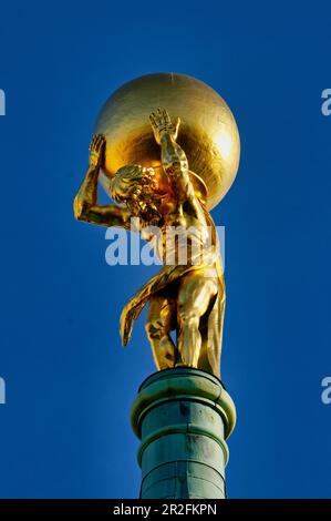 Atlas, Altes Rathaus, Alter Markt, Potsdam, Brandenburger Staat, Deutschland Stockfoto