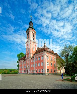 Pilgerkirche Birnau, Barockkirche, Außenansicht, Uhldingen-Mühlhofen am Bodensee, Baden-Württemberg, Deutschland Stockfoto