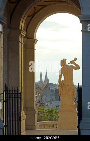 Palais Longchamps, Marseille, Bouches-du-Rhone, Provence-Alpes-Cote d'Azur, Frankreich Stockfoto