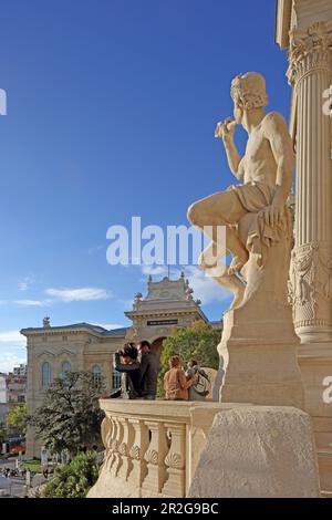 Palais Longchamps, Marseille, Bouches-du-Rhone, Provence-Alpes-Cote d'Azur, Frankreich Stockfoto