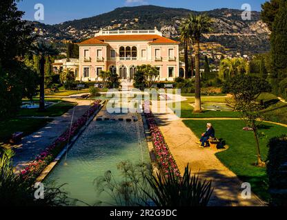 Villa Ephrussi de Rothschild, Saint-Jean-Cap-Ferrat, Französische Riviera, Frankreich Stockfoto