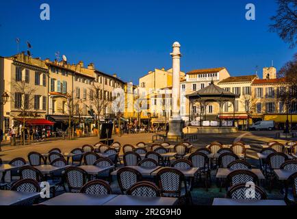 Place Nationale in Antibes, französische Riviera, Frankreich Stockfoto