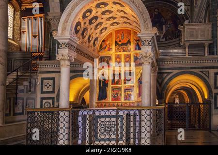 Kirche San Miniato al Monte, Florenz, Toskana, Italien, Europa Stockfoto