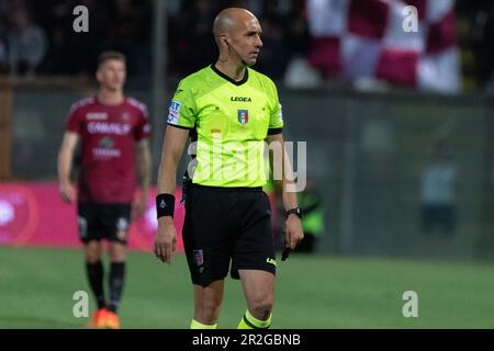 Reggio Calabria, Italien. 19. Mai 2023. Oreste Granillo Stadium, Reggio Calabria, Italien, 19. Mai 2023, Michael Fabbri refree während Reggina 1914 gegen Ascoli Calcio - italienischer Fußball Serie B Spiel Credit: Live Media Publishing Group/Alamy Live News Stockfoto