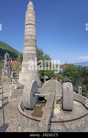 Olivenölmühle in Stavros, Ithaka, Ionische Inseln, Griechenland Stockfoto