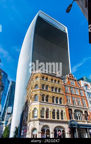 Ledender Hall Market Interior im City of London 'Walkie Talkie' Building in der City of London Stockfoto