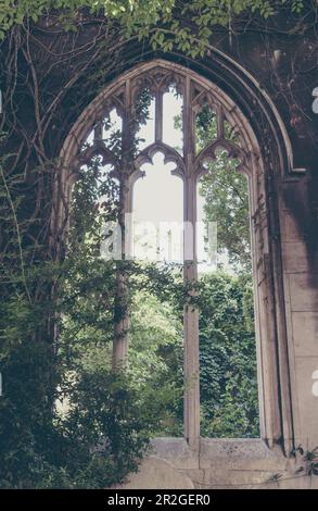 Christopher Wren's St. Dunstan im East Church Garden in der City of London Stockfoto