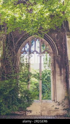 Christopher Wren's St. Dunstan im East Church Garden in der City of London Stockfoto