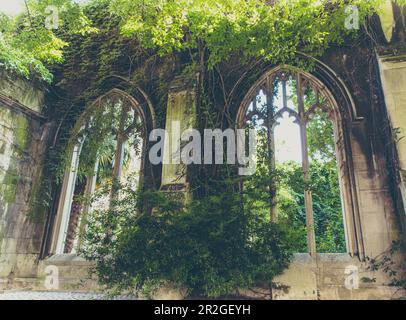 Christopher Wren's St. Dunstan im East Church Garden in der City of London Stockfoto