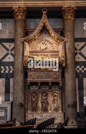 Zentrale Kathedrale Baptisterium innen, florenz, toskana, italien, europa Stockfoto