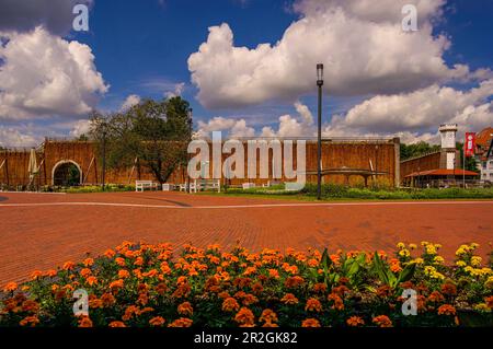 Abenteuerturm in Bad Salzuflen, Bezirk Lippe, Nordrhein-Westfalen, Deutschland Stockfoto