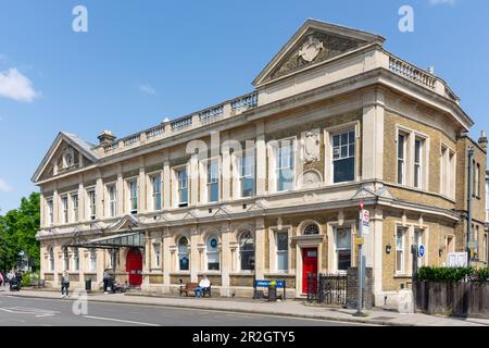 Chiswick Town Hall, Sutton Court Road, Turnham Green, Chiswick, London Borough of Hounslow, Greater London, England, Vereinigtes Königreich Stockfoto