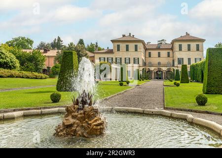 Ville Villa Menafoglio Litta Panza, Varese, Italien Stockfoto