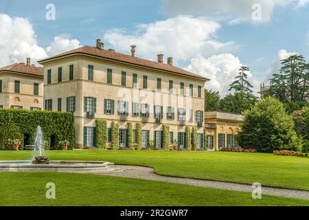 Ville Villa Menafoglio Litta Panza, Varese, Italien Stockfoto