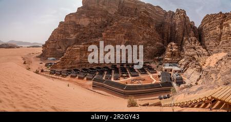 Wadi Rum, Jordanien Stockfoto