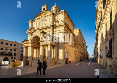 Kirche St. Katharina von Italien, Valletta, Malta, Europa Stockfoto