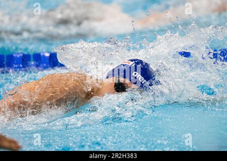 Velimir Stjepanovic (SRB) während der FINA-Weltmeisterschaft 19. in Budapest 2022, Schwimmveranstaltung am 19. Juni 2022 in Budapest, Ungarn Stockfoto