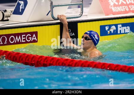 Velimir Stjepanovic (SRB) während der FINA-Weltmeisterschaft 19. in Budapest 2022, Schwimmveranstaltung am 19. Juni 2022 in Budapest, Ungarn Stockfoto