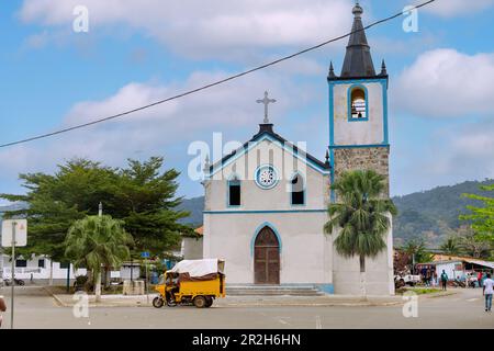 Kirche Nossa Senhora da Conceição in Santo António auf der Insel Príncipe in Westafrika Stockfoto