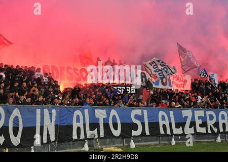 Pisa, Italien. 19. Mai 2023. Fans Pisa während AC Pisa vs SPAL, italienisches Fußballspiel Serie B in Pisa, Italien, Mai 19 2023 Kredit: Independent Photo Agency/Alamy Live News Stockfoto