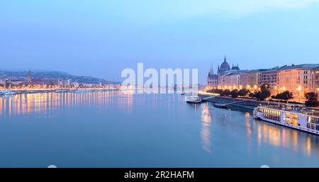 Panoramablick auf Budapest Ungarn Stockfoto