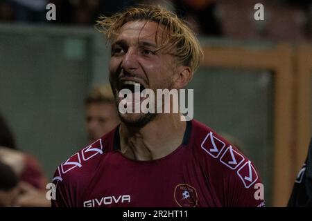 Oreste Granillo Stadium, Reggio Calabria, Italien, 19. Mai 2023, Di Chiara Gianluca Reggina Portrait während Reggina 1914 vs Ascoli Calcio - Italienisch so Stockfoto