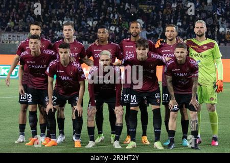 Reggio Calabria, Italien. 19. Mai 2023. Reggina-Team während Reggina 1914 vs Ascoli Calcio, italienischer Fußballspieler der Serie B in Reggio Calabria, Italien, Mai 19 2023 Kredit: Independent Photo Agency/Alamy Live News Stockfoto