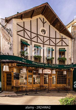 Brasserie del l'Opéra, Vichy Spa District, Auvergne-Rhône-Alpes, Frankreich Stockfoto