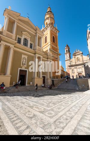 Basilika St-Michel-Archange in Menton in der Provence, Frankreich Stockfoto