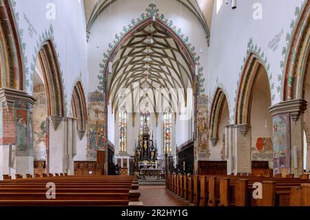 evangelische Pfarrkirche St. Martin in Memmingen im Unterallgäu in Bayern Stockfoto