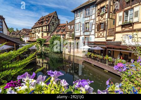 Little Venice in der Rue de Turenne in Colmar, Elsass, Frankreich Stockfoto