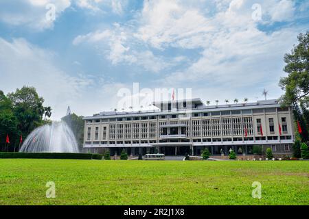 Wiedervereinigungspalast, Ho-Chi-Minh-Stadt, Vietnam, Indochina, Südostasien, Asien Stockfoto