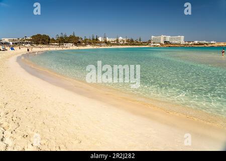 Nissi Beach in Ayia Napa, Zypern, Europa Stockfoto
