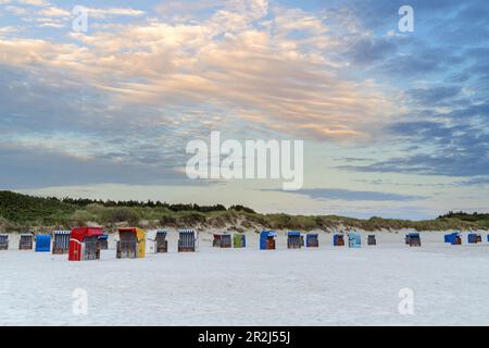 Utersum Beach, Insel Foehr, Schleswig-Holstein, Deutschland Stockfoto