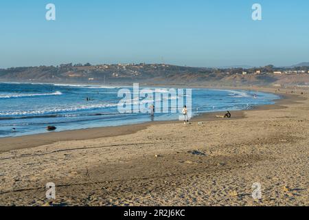 La Boca Beach, Concon, Valparaiso Province, Valparaiso Region, Chile, Südamerika Stockfoto