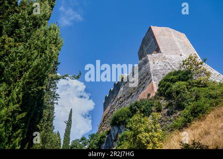 Rocca d'Orcia ( Rocca di Tentennano), Castiglione d'Orcia, Val d'Orcia, Provinz Siena, Toskana, Italien, Europa Stockfoto