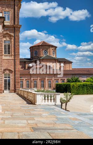 Palast von Venaria, Residenzen des Königshauses von Savoyen, Europa, Italien, Piemont, Viertel Turin, Venaria Reale Stockfoto