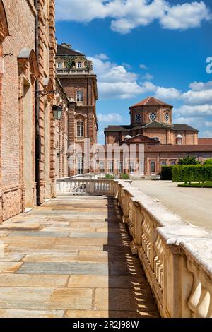 Palast von Venaria, Residenzen des Königshauses von Savoyen, Europa, Italien, Piemont, Viertel Turin, Venaria Reale Stockfoto