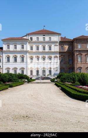 Palast von Venaria, Residenzen des Königshauses von Savoyen, Europa, Italien, Piemont, Viertel Turin, Venaria Reale Stockfoto