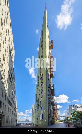 IJdock in Westerdock, Amsterdam, Benelux, Benelux, Nordholland, Noord-Holland, Niederlande Stockfoto
