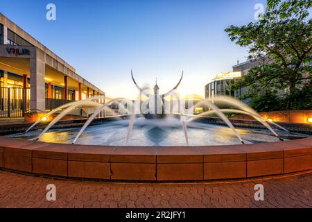 Bullenbrunnen in Pirmasens, Rheinland-Pfalz, Deutschland Stockfoto