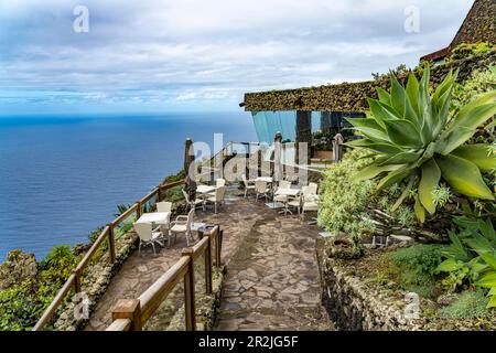 Restaurant im Mirador de La Peña auf El Hierro, Kanarische Inseln, Spanien Stockfoto