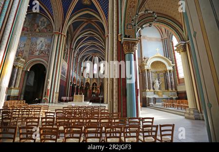 Allgemeine Innenansicht - Saint-Germain des Pres, Paris, Frankreich Stockfoto