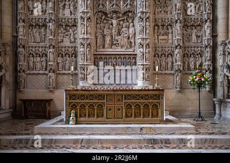 Innenansicht der Truro Cathedral, Truro, Cornwall, England, Großbritannien, Europa Stockfoto