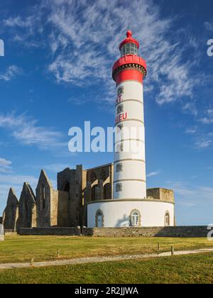 Phare Saint-Mathieu, Bretagne, Frankreich Stockfoto