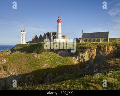 Phare Saint-Mathieu, Bretagne, Frankreich Stockfoto