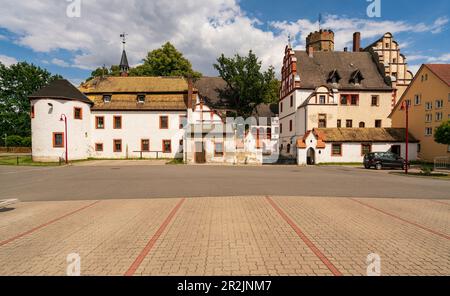 Schloss Windischleuba in Windischleuba, Bezirk Altenburger Land, Thüringen, Deutschland Stockfoto