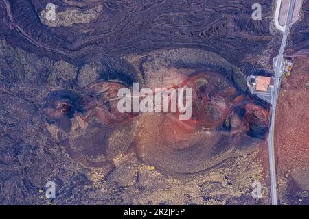 Crateri Silvestri auf dem Ätna, Catania, Sizilien, Italien, Europa Stockfoto