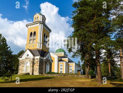 Kerimäki hat die größte Holzkirche der Welt, Kerimäki, Savonlinna, Finnland Stockfoto