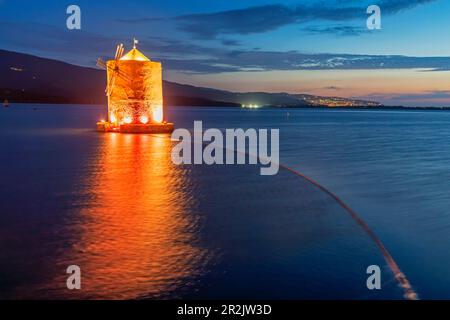 Molino Spagnolo (Spanische Windmühle), Orbetello, Maremma, Provinz Grosseto, Toscana, Italien Stockfoto